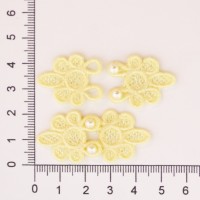 Double Frog Closures for Dolls Small 1 3/4" 