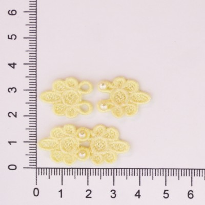 Double Frog Closures for Dolls X-Small 1 3/8" 